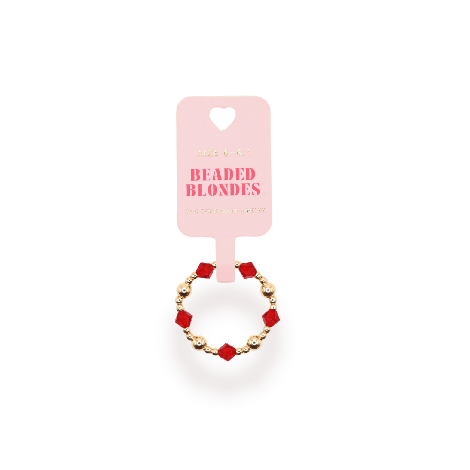 Bright Red June Ring