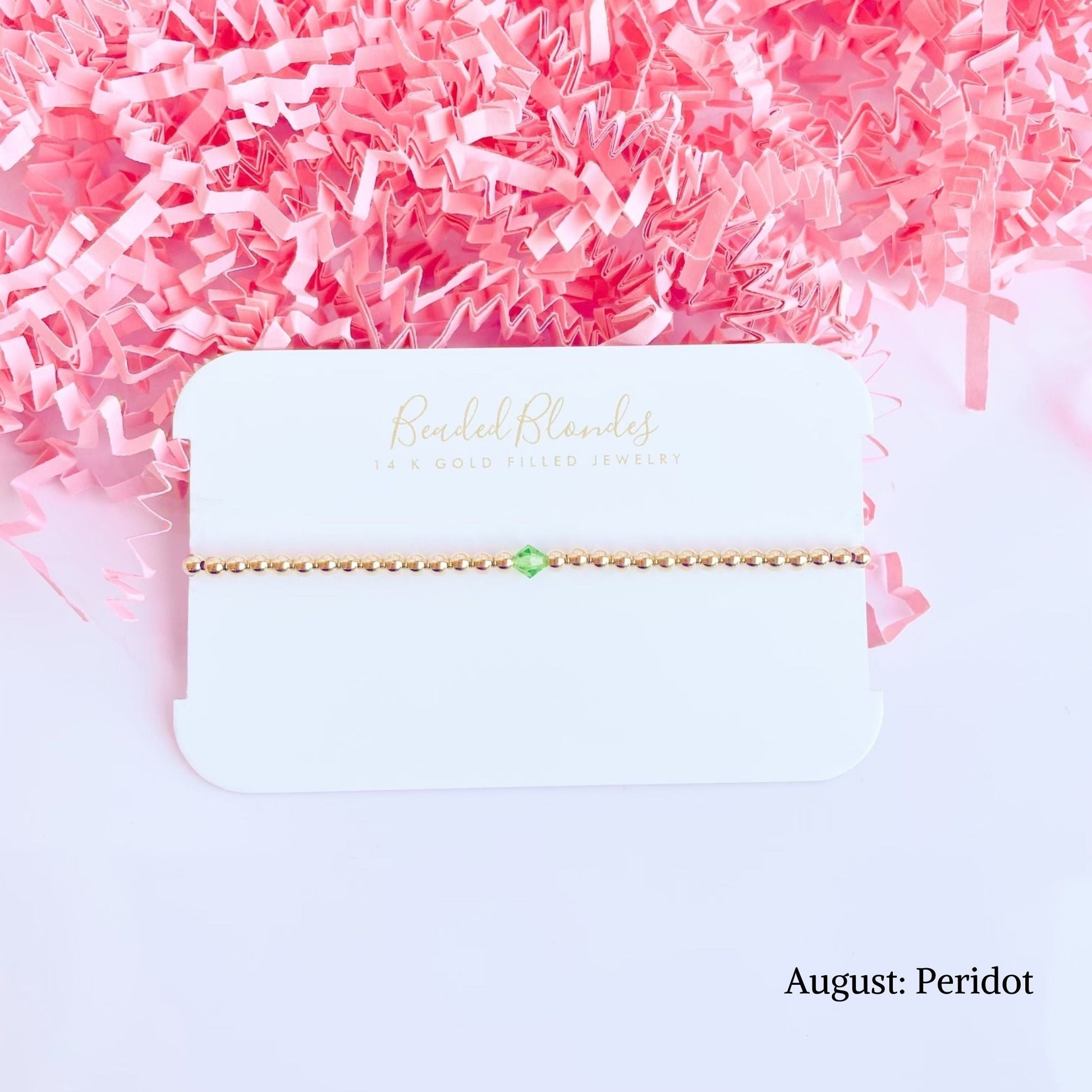 Birthstone Swarovski Crystal Bracelet (Kids Size)