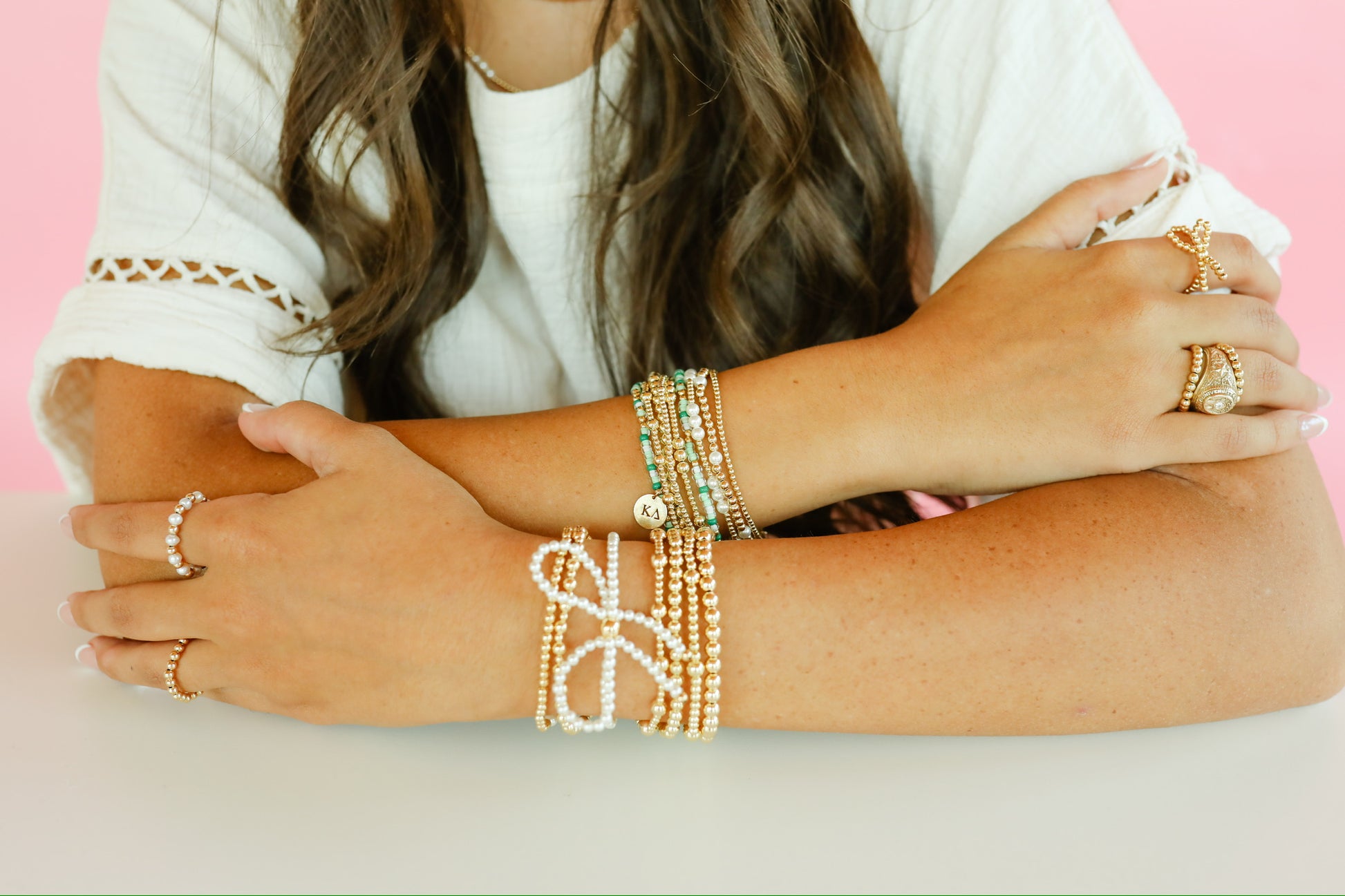 Kappa Delta Sprinkle Bracelet