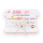 Notebook/Pencil Bow Trio Bracelet on Color + Luster White Sprinkle + Pearl Bow Stack of 3