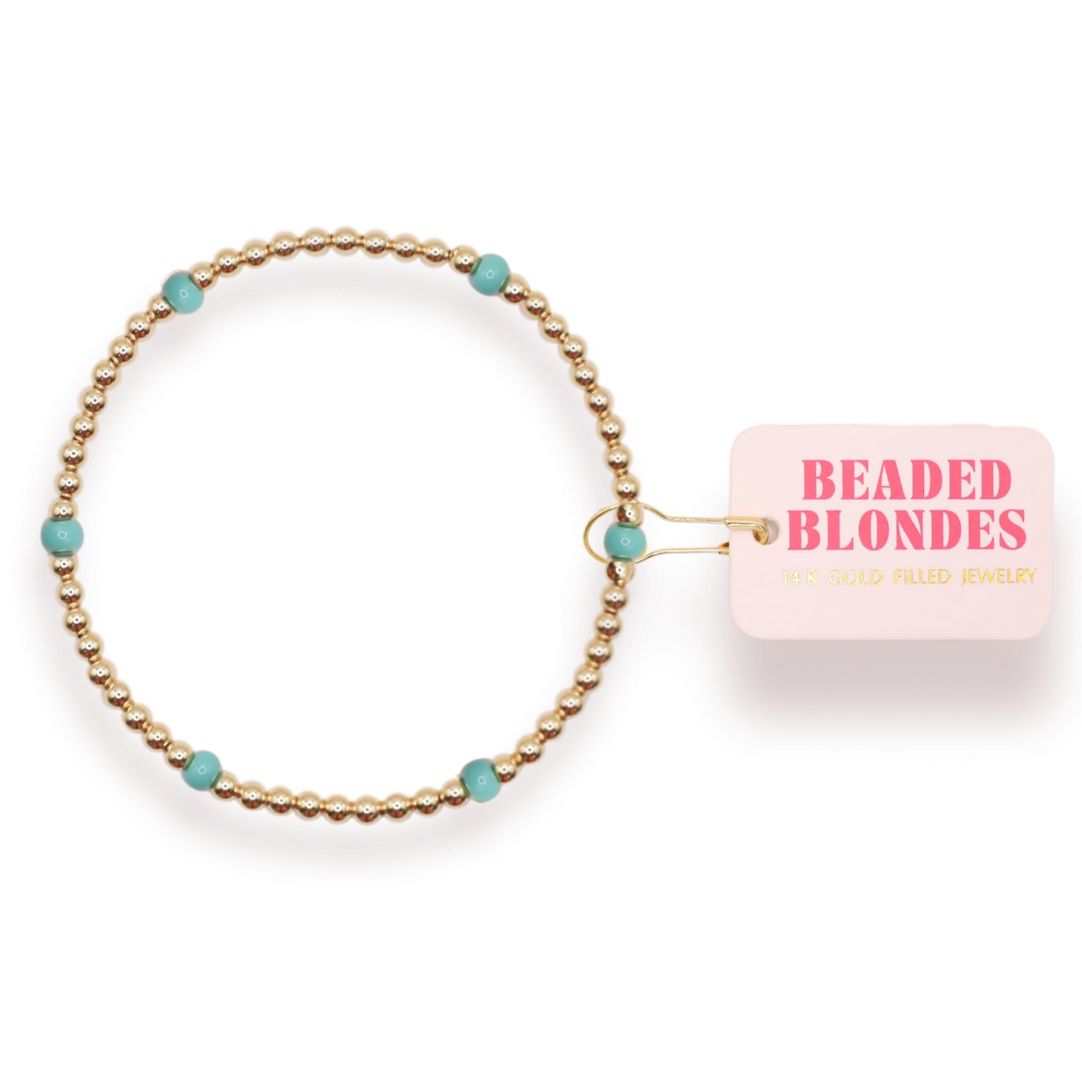 Turquoise Poppi Bracelet (Kids Size)