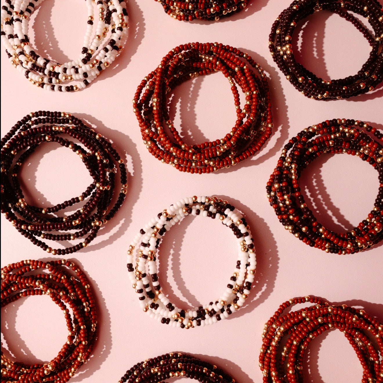 Mystery Brown Sprinkle Bracelet Set – 2 Bracelets