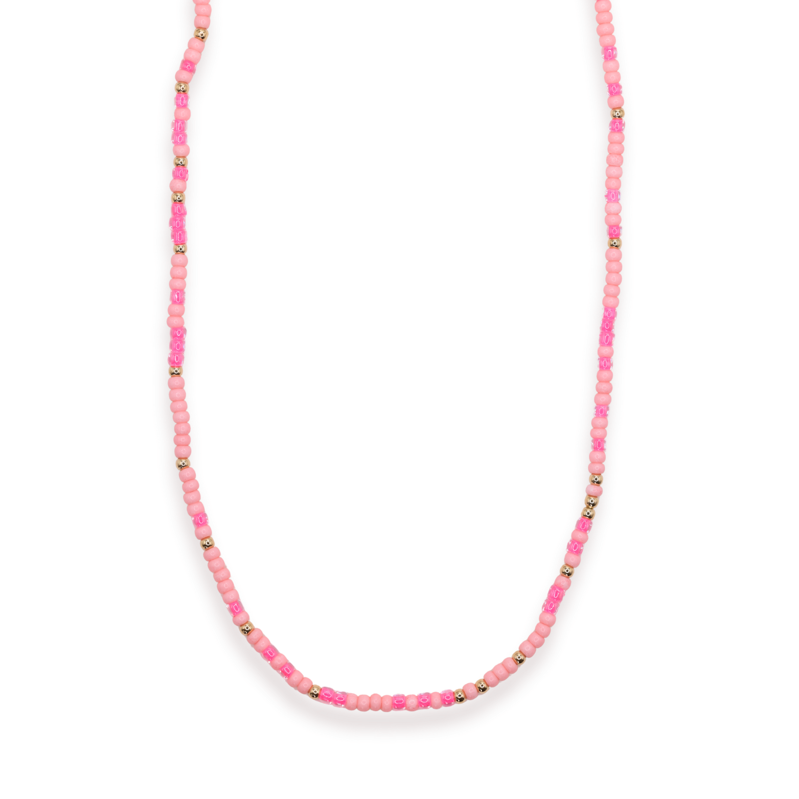 Hot Pink Sprinkle Necklace