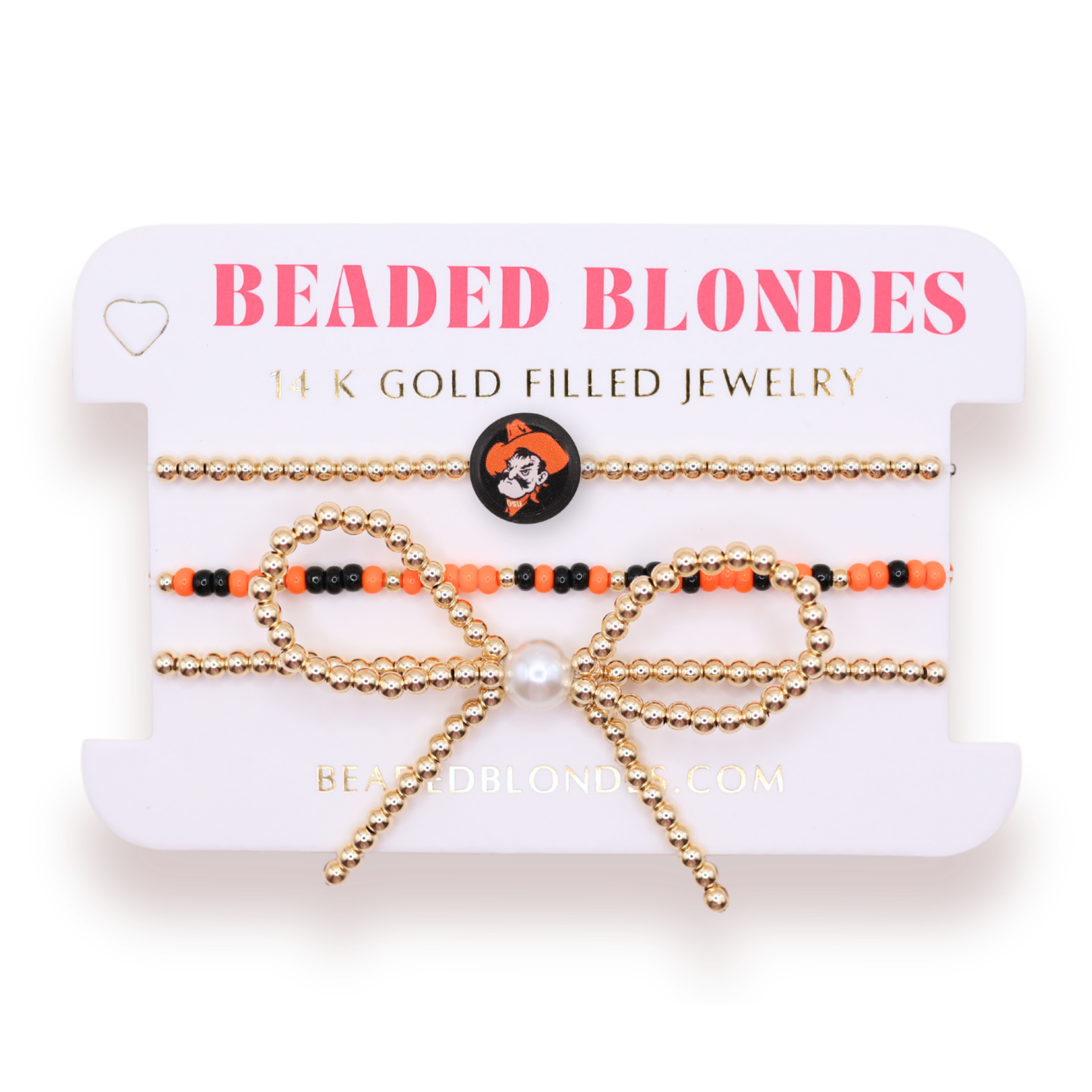 OSU/Pokes Logo Bow Stack of 3