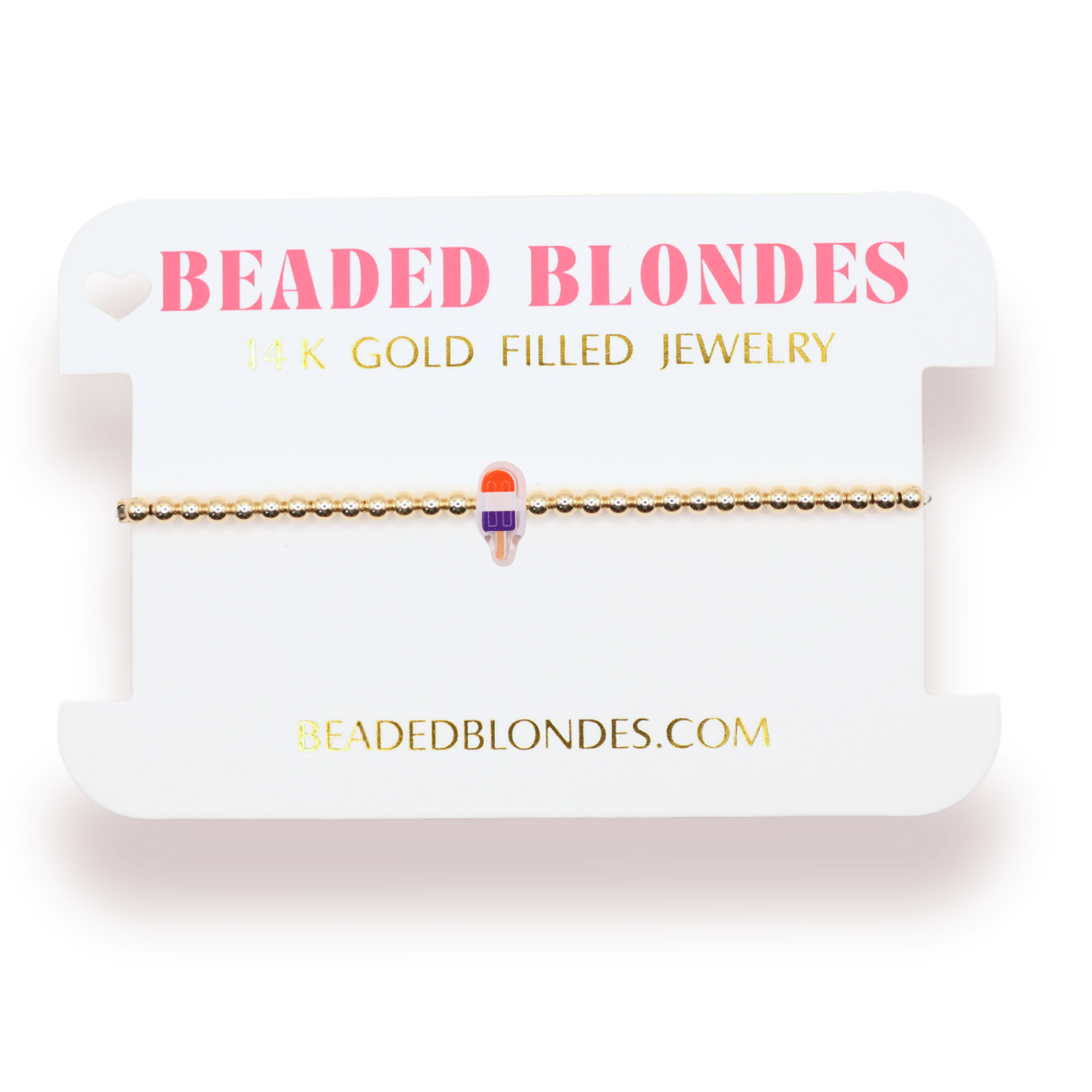 Popsicle Bracelet on Gold