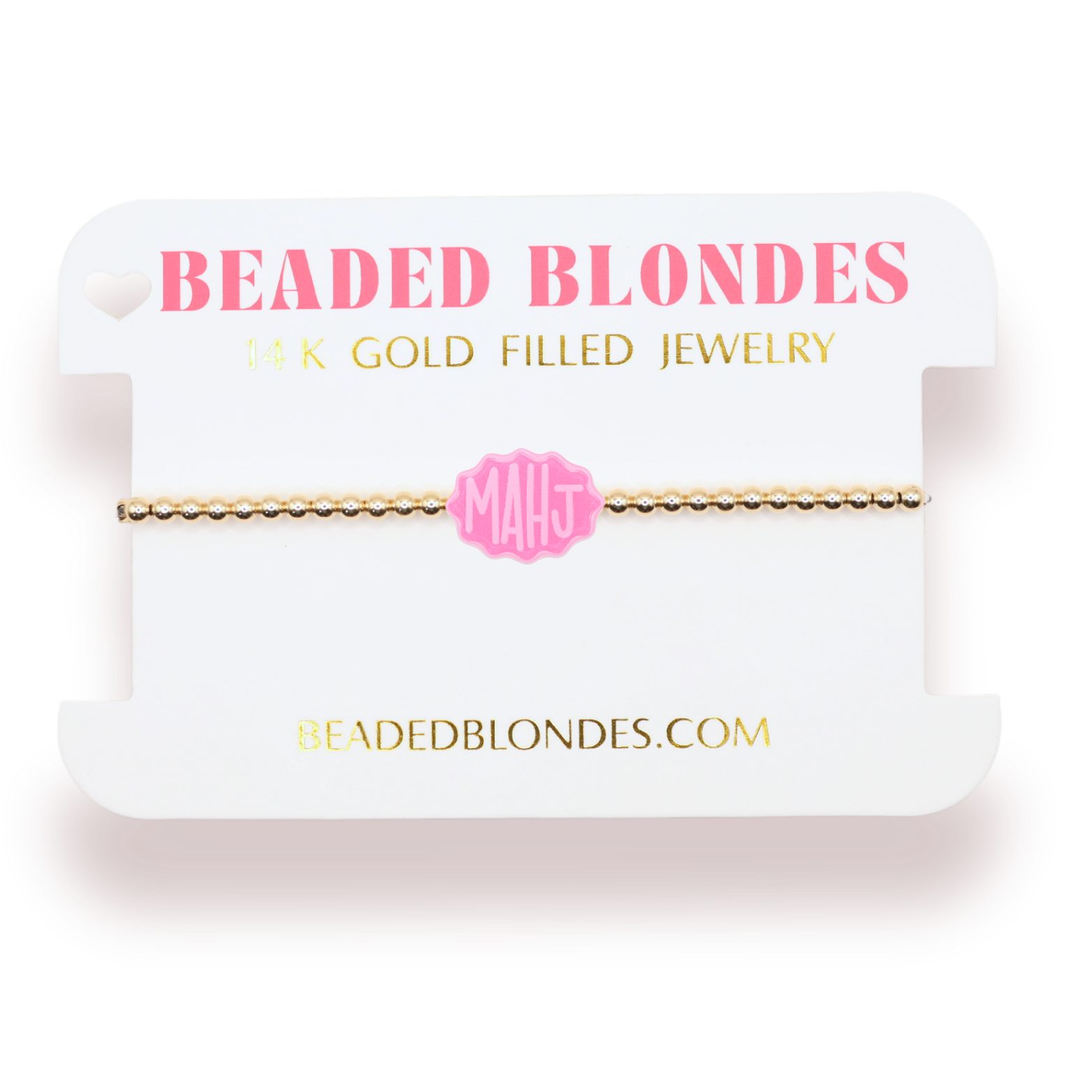 Mahj Bracelet on Gold