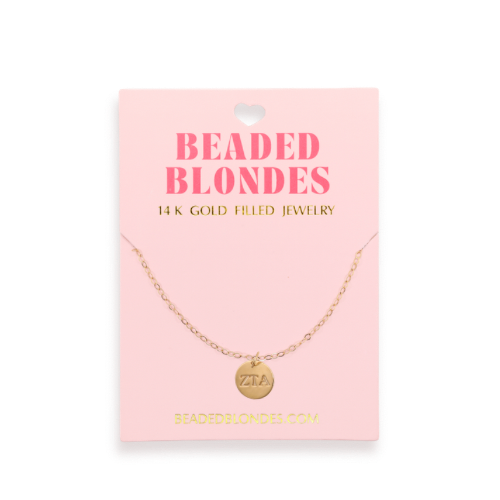 Zeta Tau Alpha Charm Necklace
