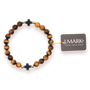 J. Mark: Tigers Eye Cross Bracelet