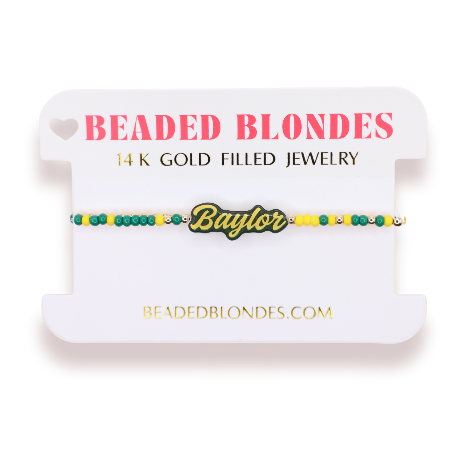 Baylor Word Bracelet on Color