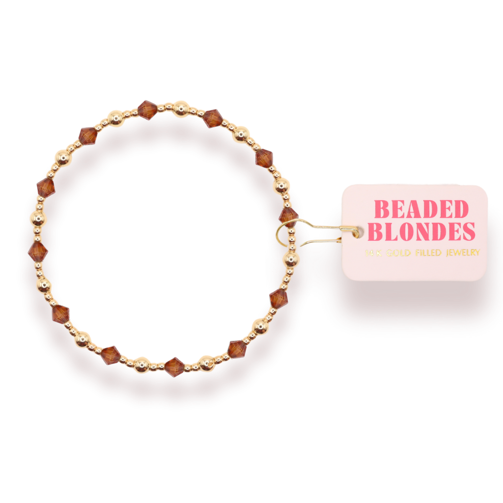 Burnt Orange June Bracelet