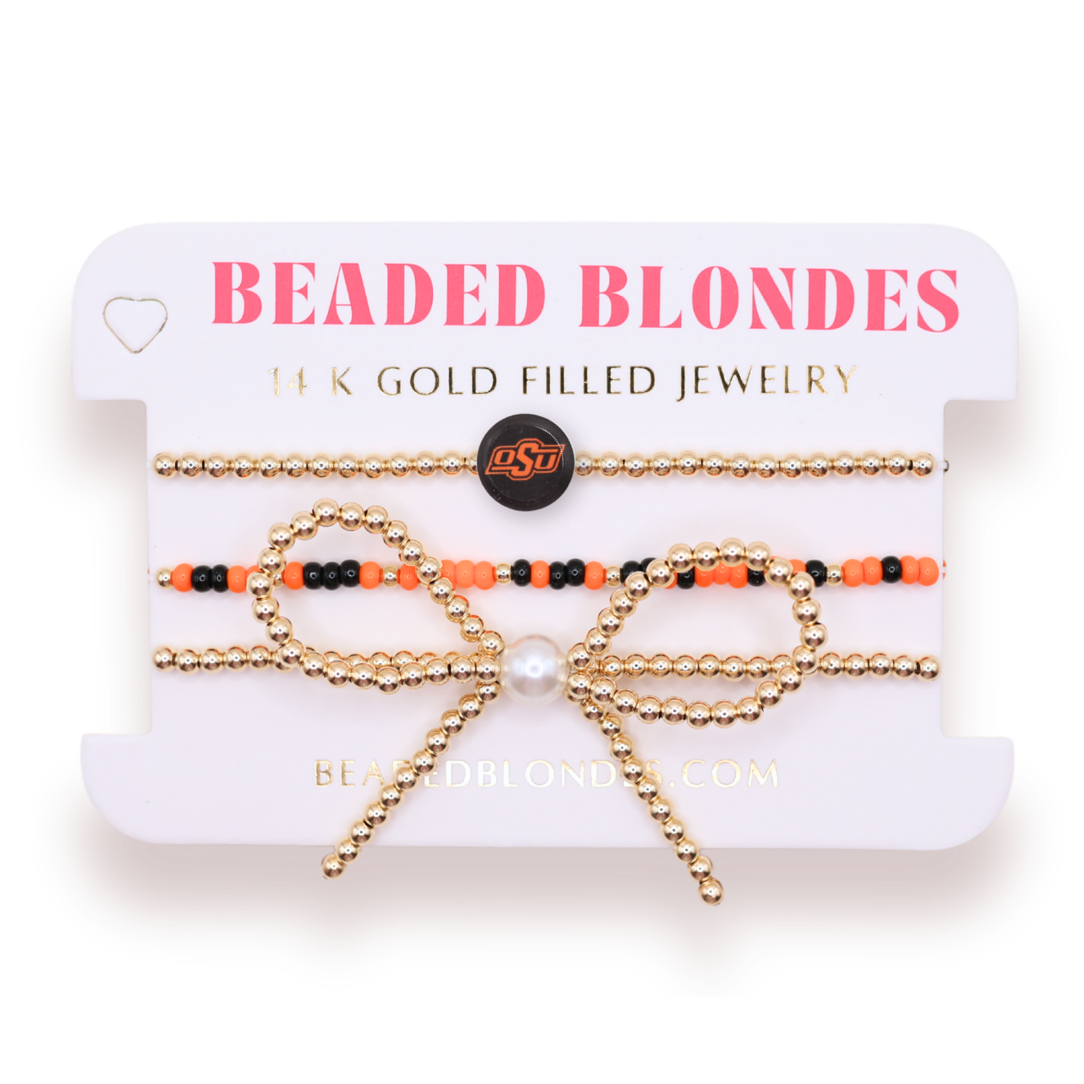 OSU/Pokes Logo Bow Stack of 3