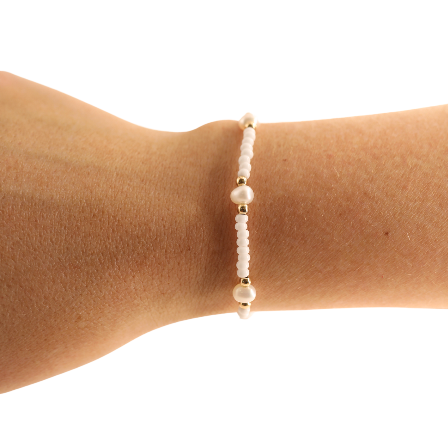 White Pearl Bracelet