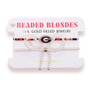 Georgia Logo Bracelet + Pearl Bow Stack of 2