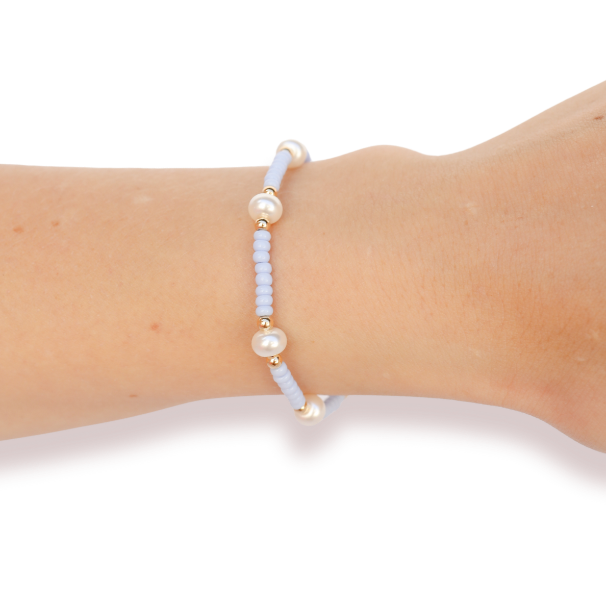 Pastel Lilac Pearl Bracelet