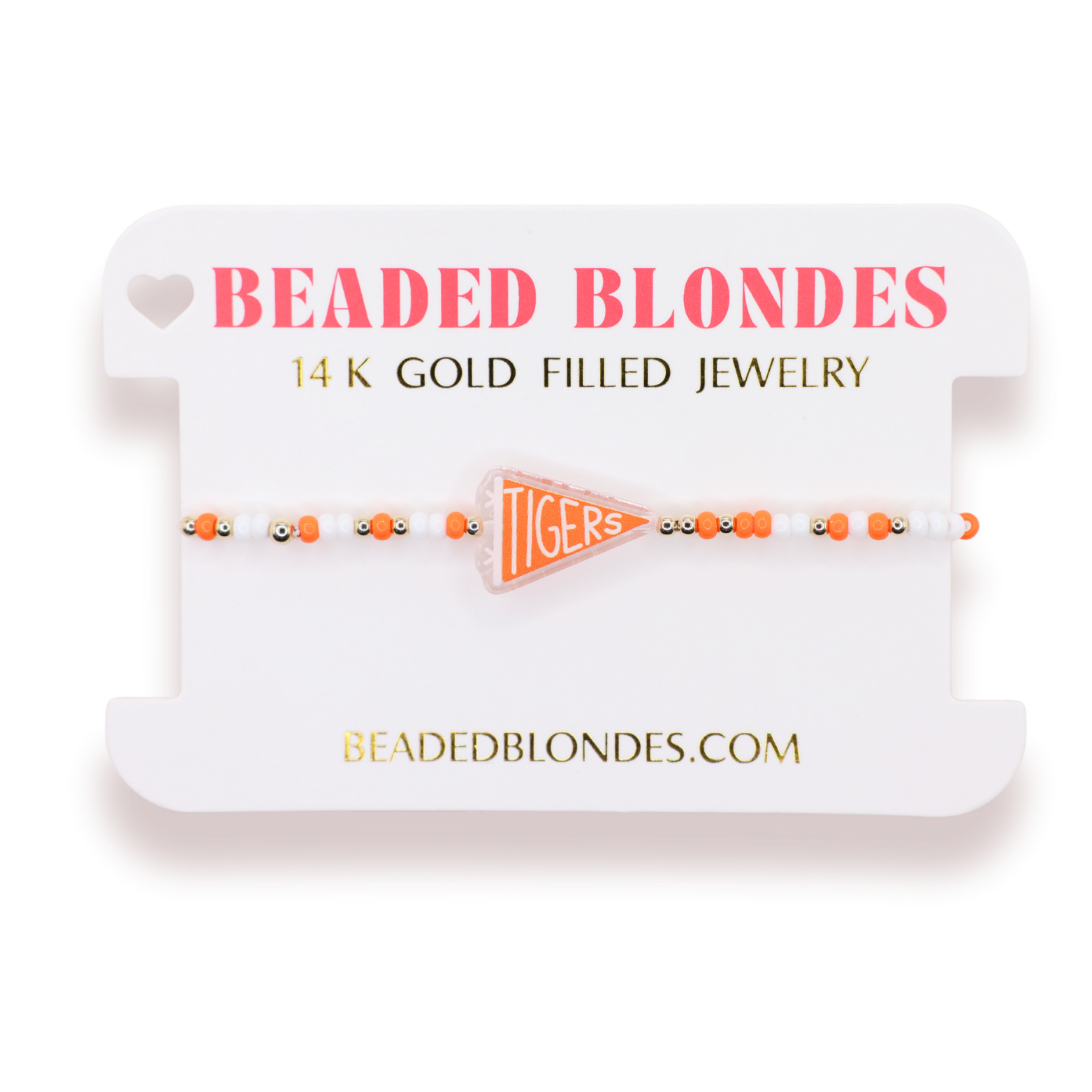 Clemson Tigers Flag Bracelet on Color