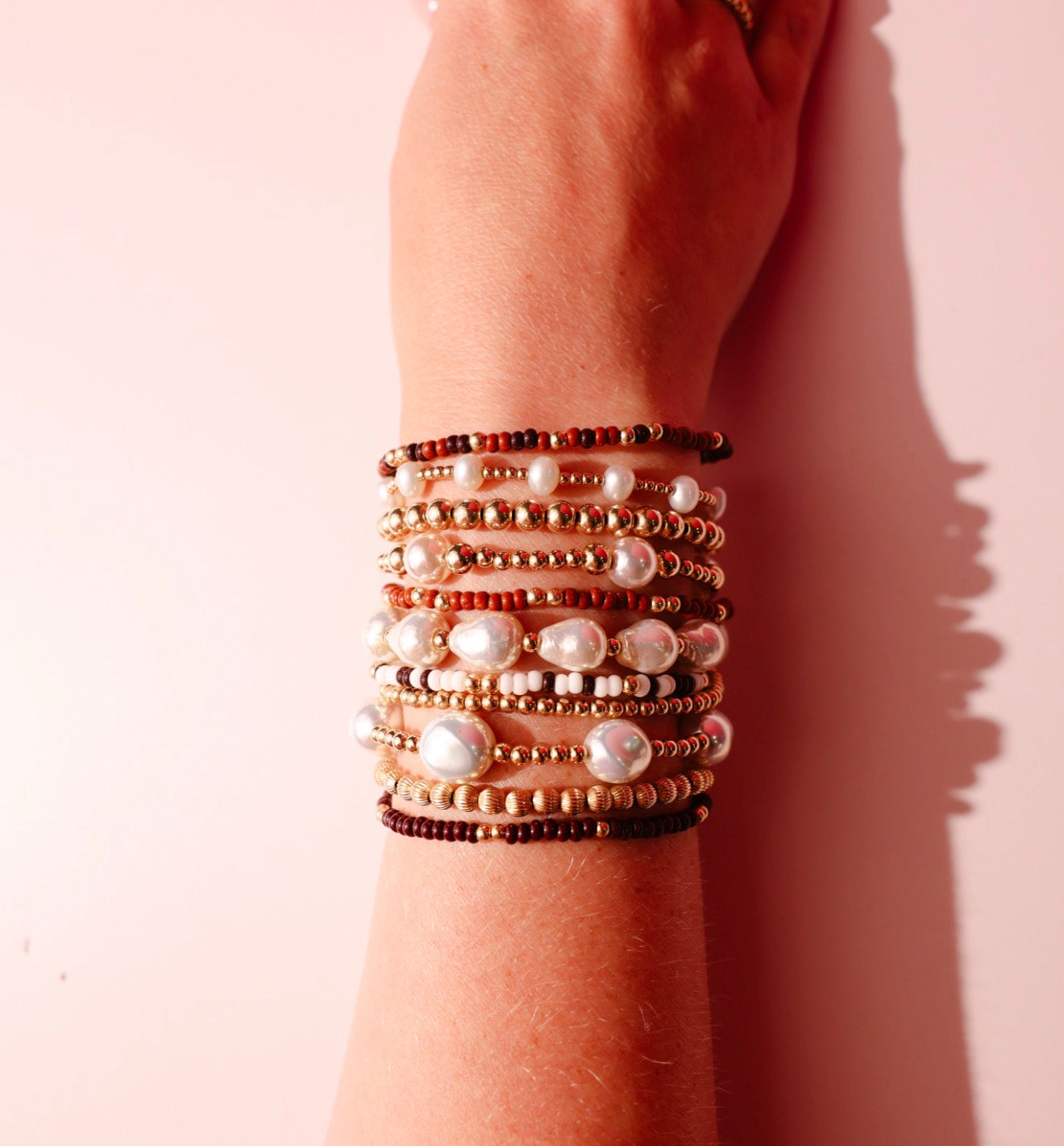 Mystery Brown Sprinkle Bracelet Set – 2 Bracelets