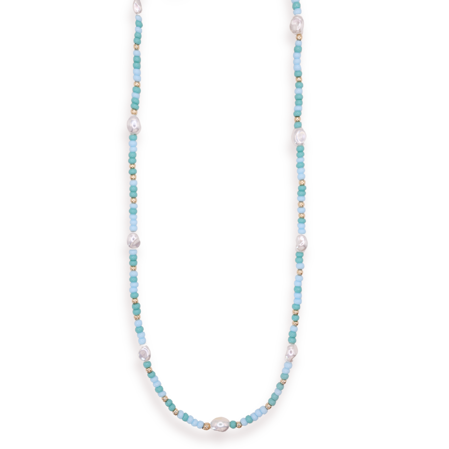 Poolside Sprinkle Pearl Necklace