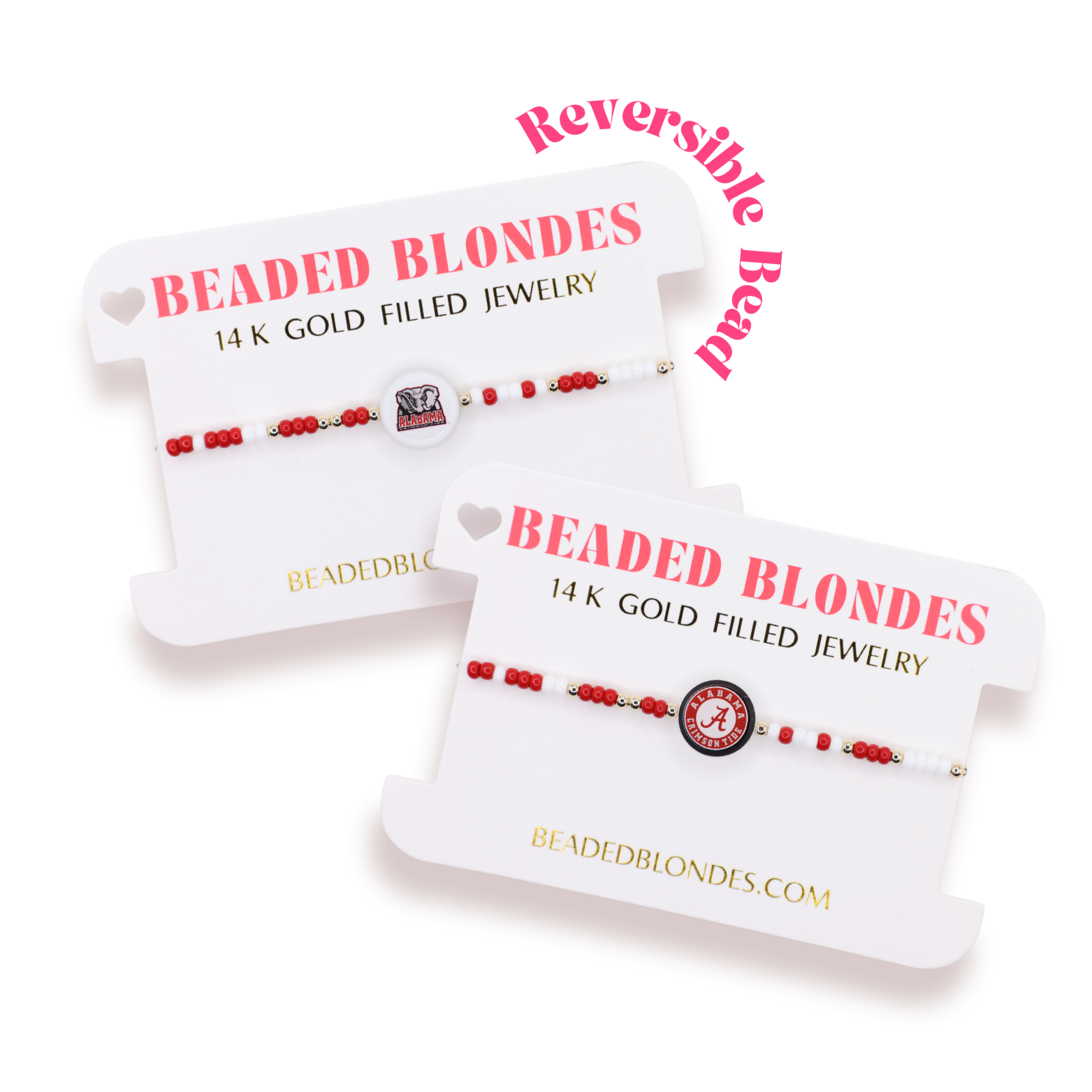 Alabama Logo Flip Bracelet on Color