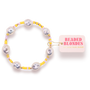 Yellow & Lilac Sadie Sprinkle Bracelet