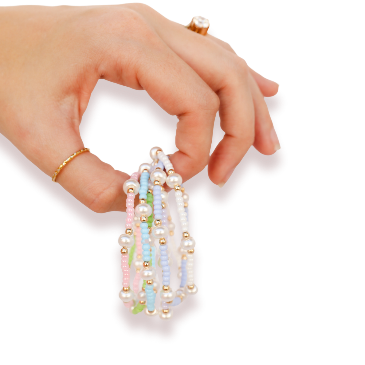 Pastel Lilac Pearl Bracelet