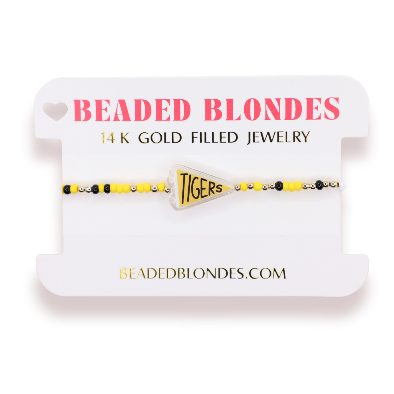 Tigers Flag (Black/Yellow) Bracelet on Color