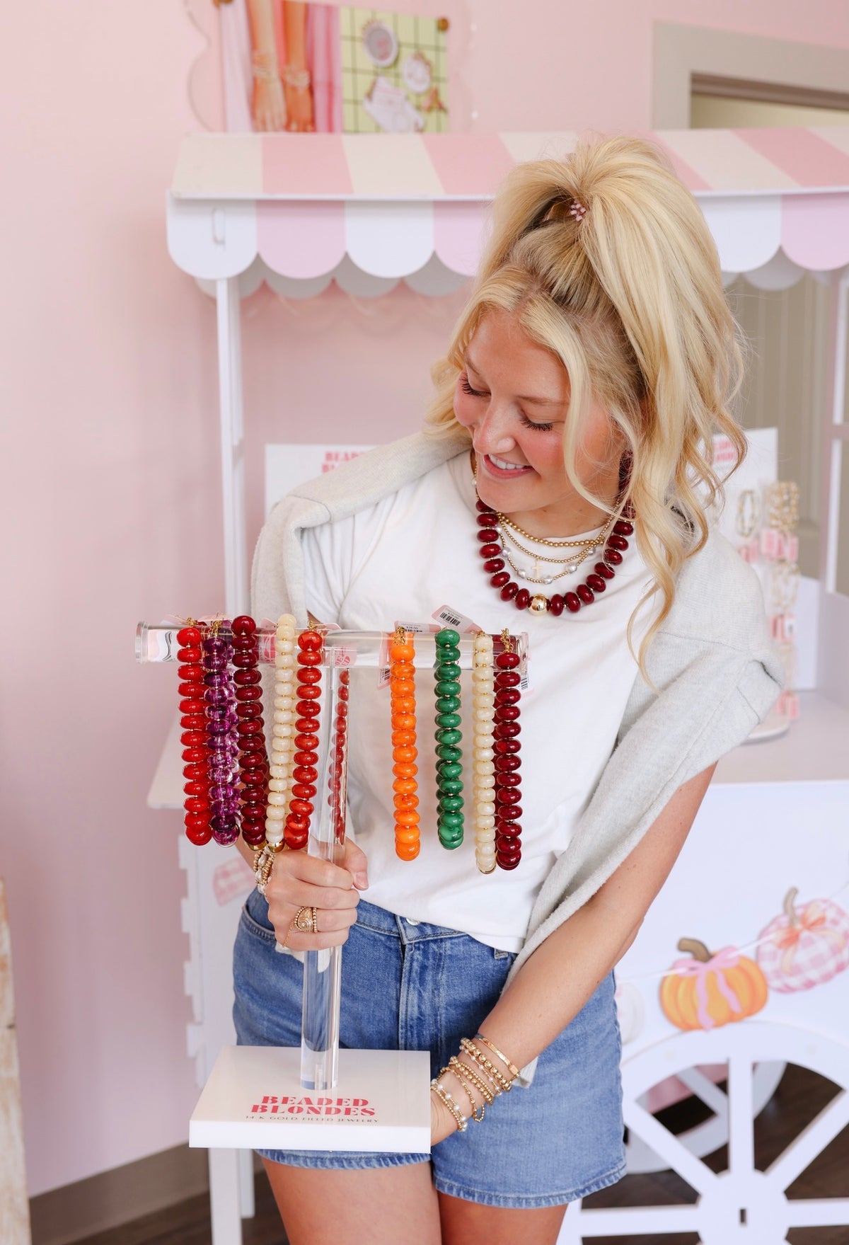 Red Gumball Necklace