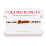 Go Pokes Word Bracelet on Color