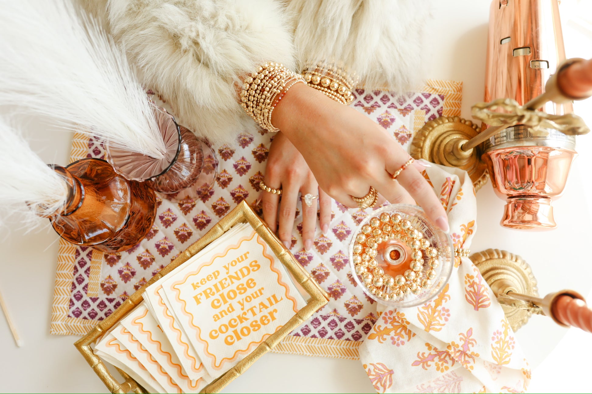 Burnt Orange Kim Bracelet
