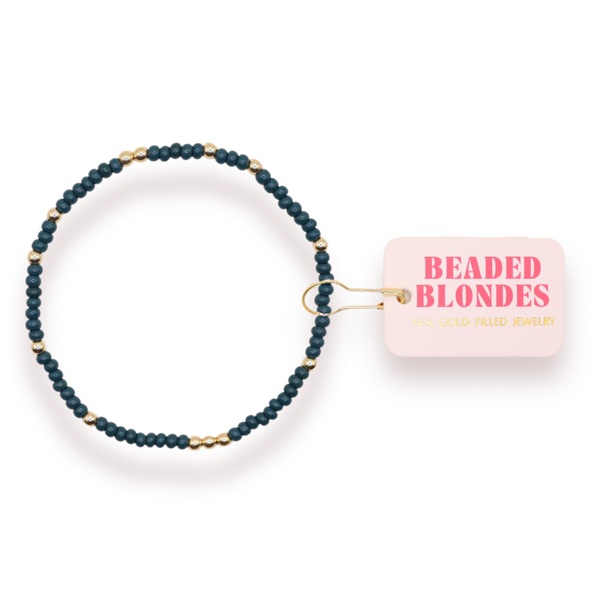 Midnight Green Sprinkle Bracelet (Spring Sale)