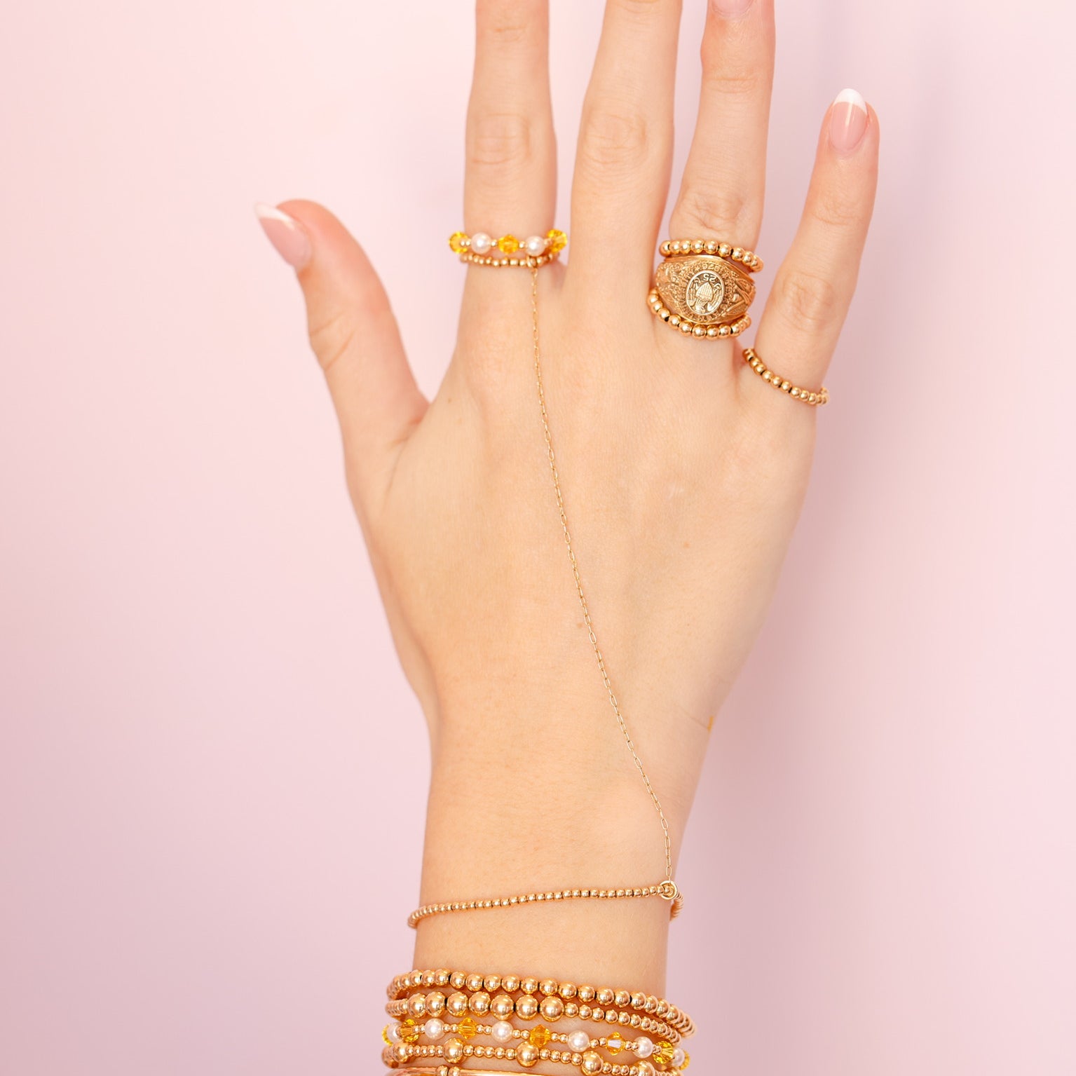 Yellow Pearl June Bracelet