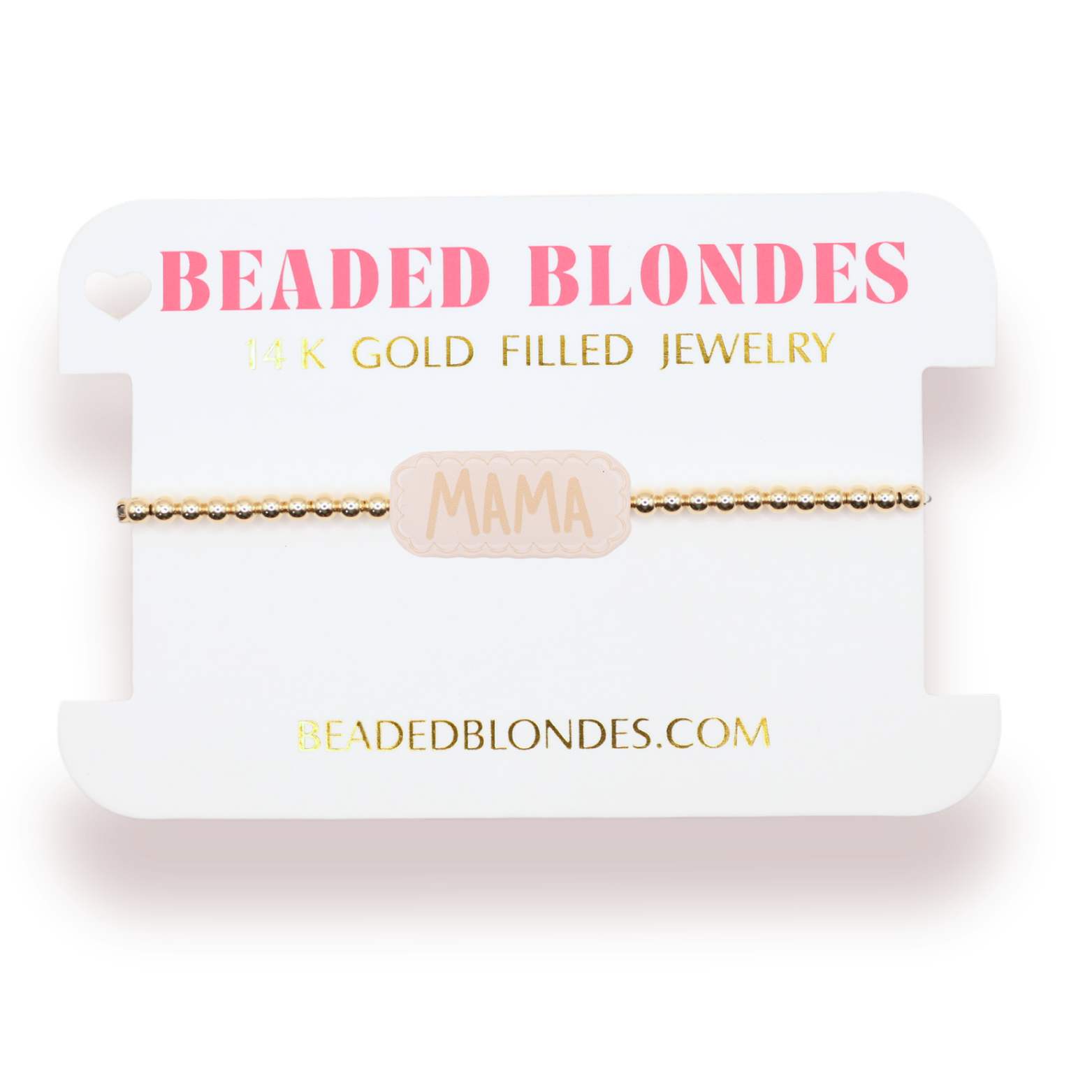 Mama Bracelet on Gold