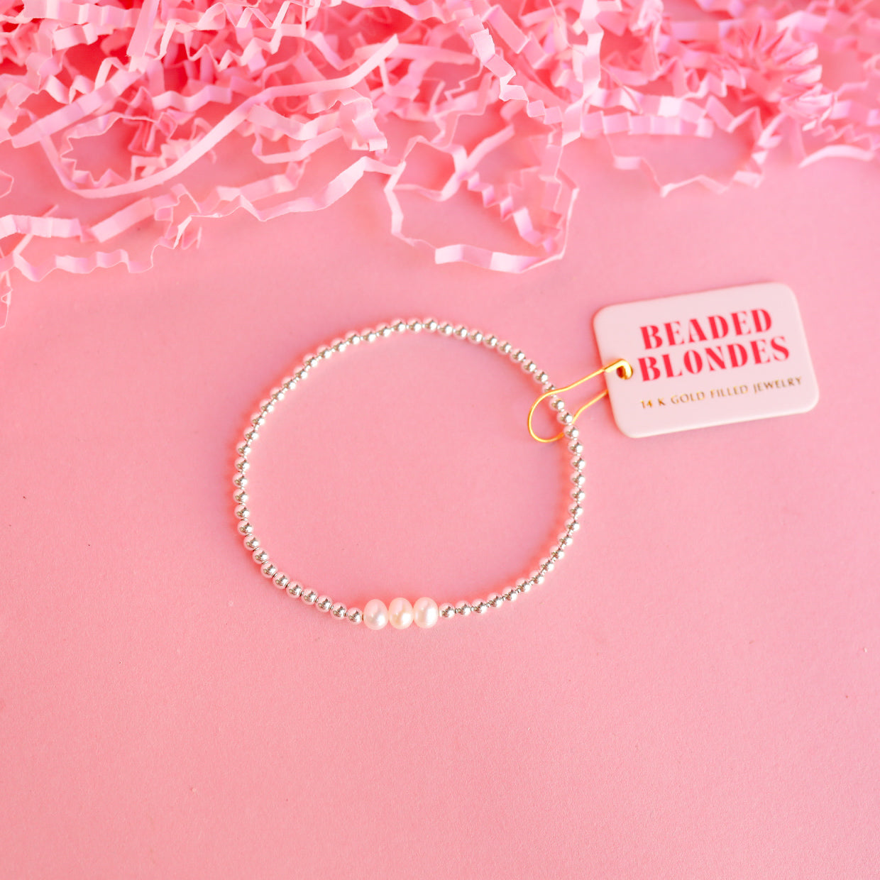 Harper Pearl Bracelet in Silver