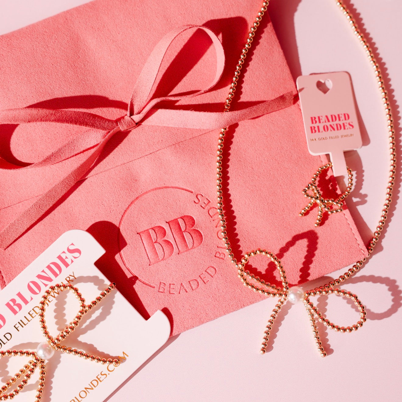 Bow Gold Gift Set