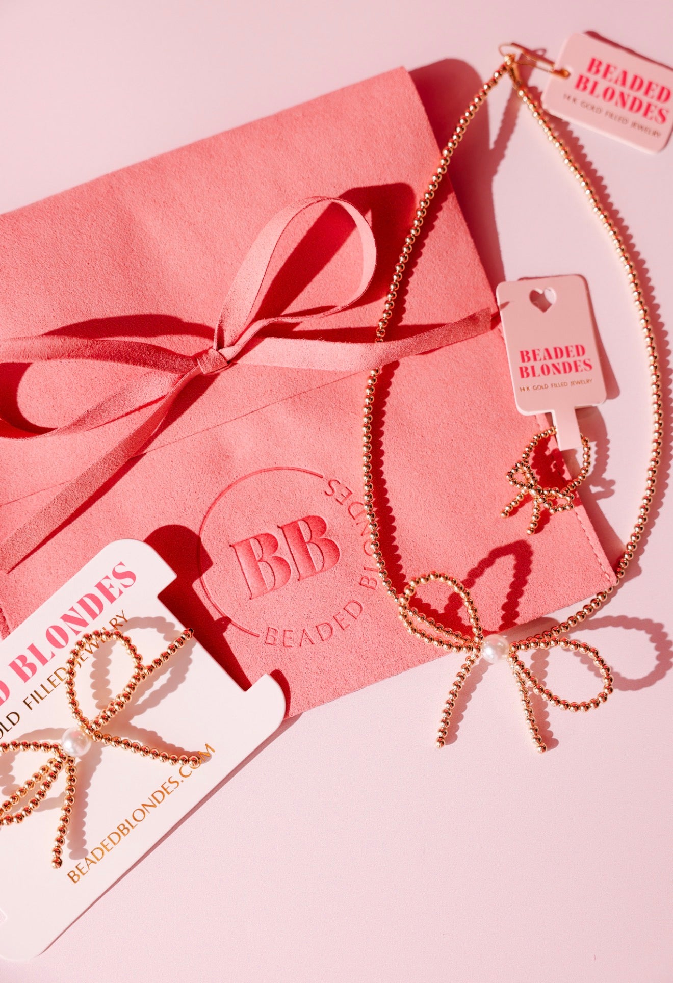 Bow Gold Gift Set