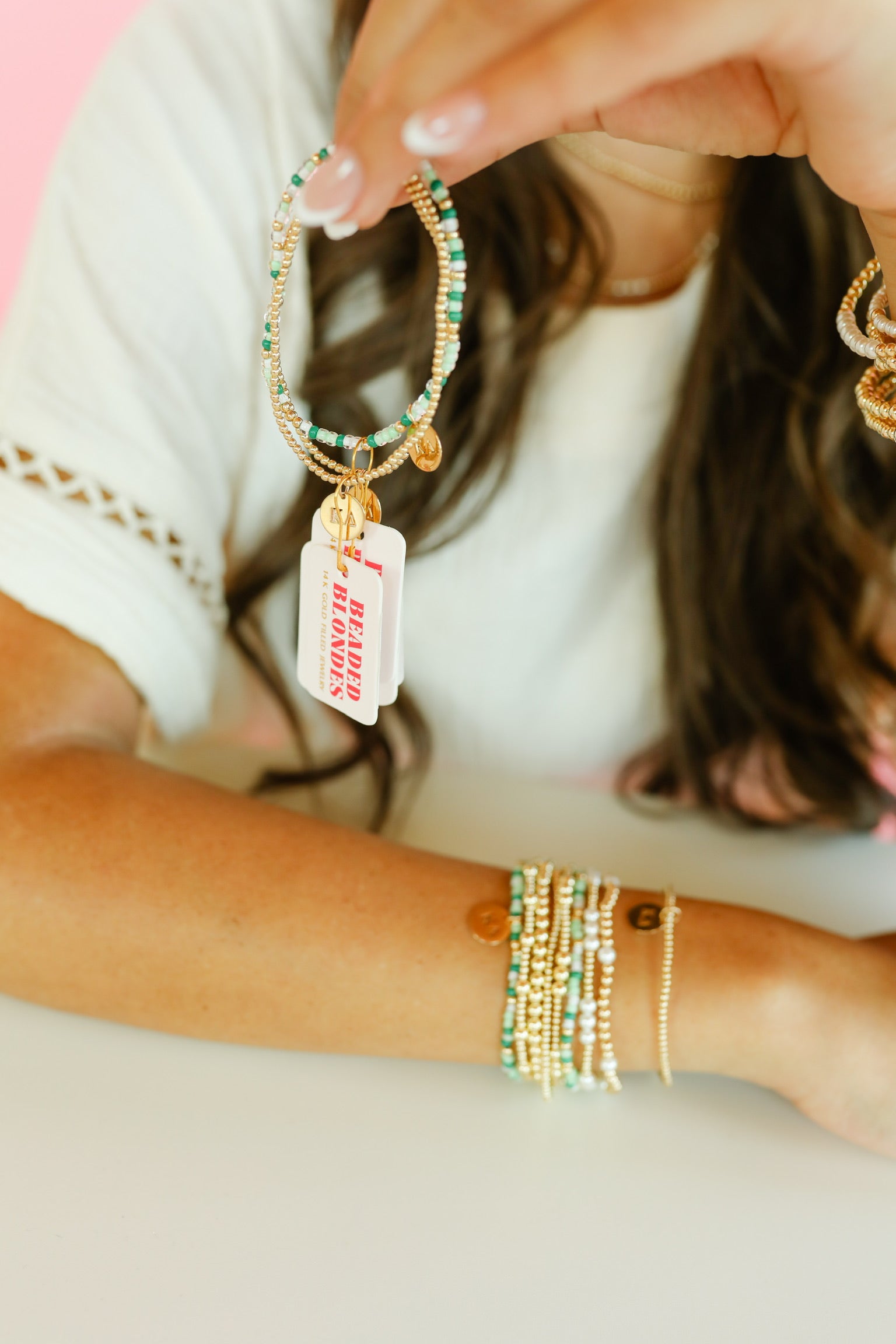 Kappa Delta Sprinkle Bracelet