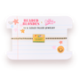 Color the World with Kindness Crayon Box Bracelet on Gold