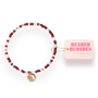 Florida (Maroon and White) State Cutout Charm Bracelet on Color