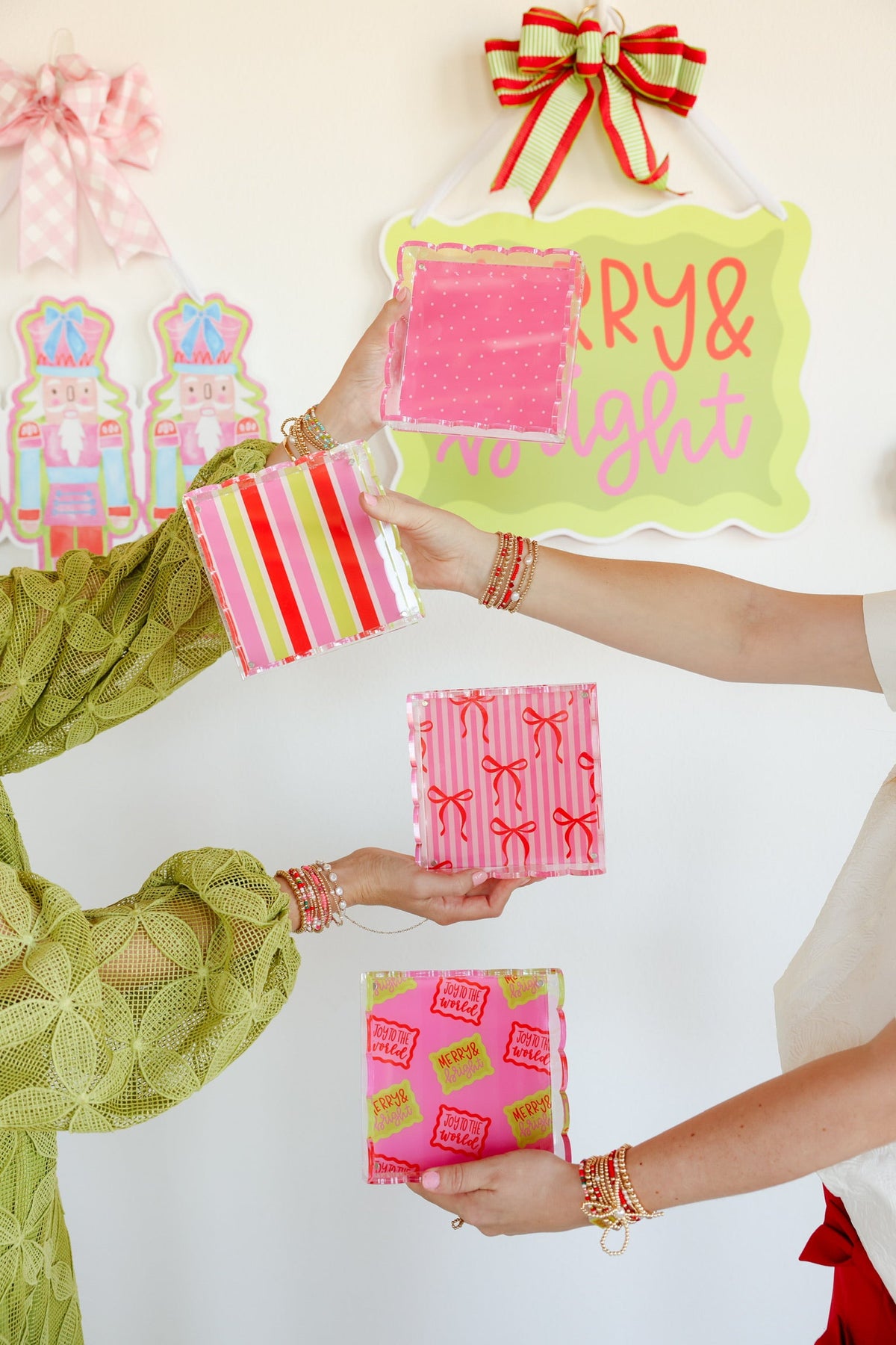 Joyful and Bright Reversible Trinket Tray