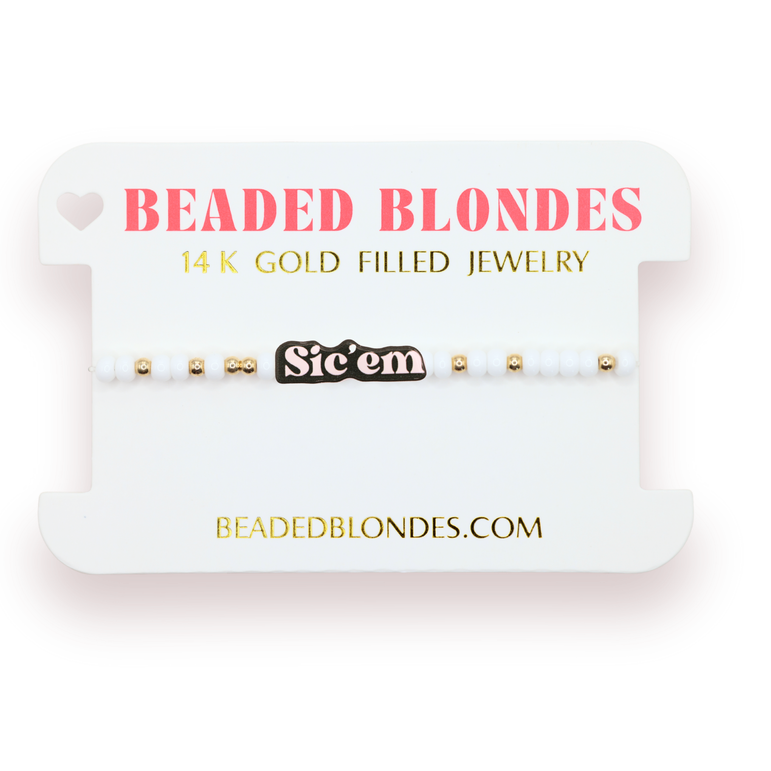 Sec Em Sic Em Bracelet (Sale) – Beaded Blondes