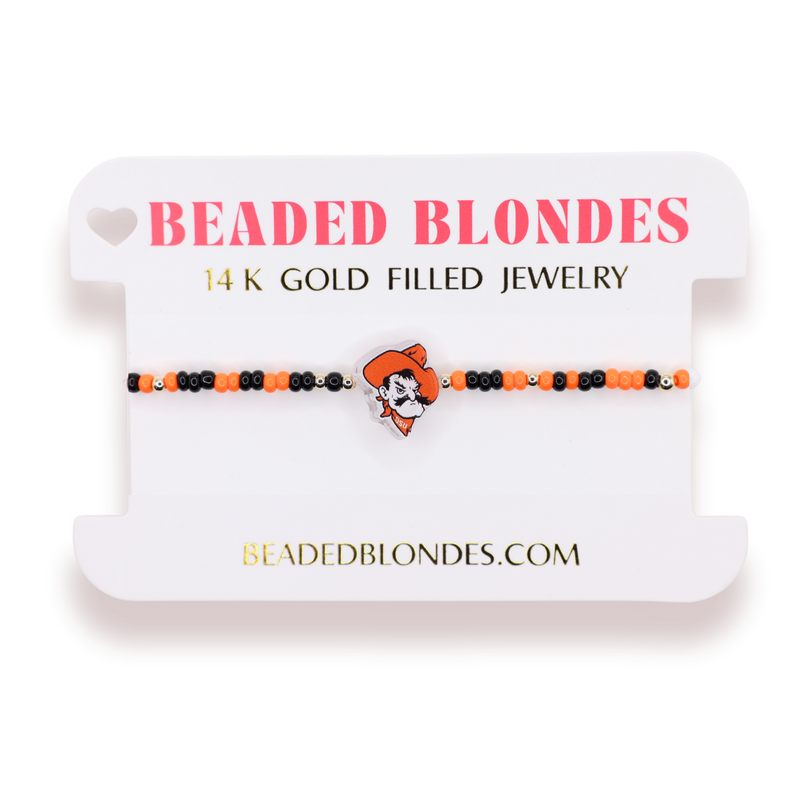 Pistol Pete Mascot Bracelet on Color