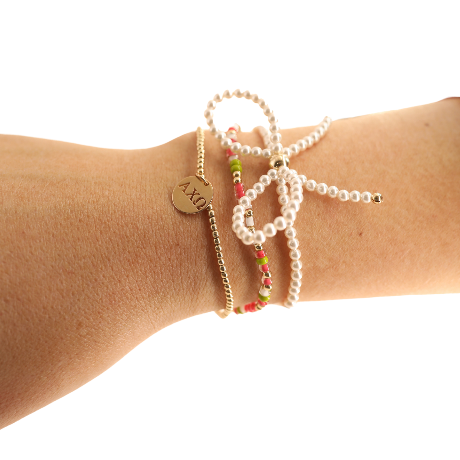 Alpha Chi Omega Charm Bracelet