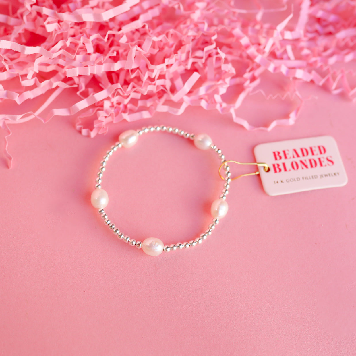 Pearl Poppi Bracelet in Silver