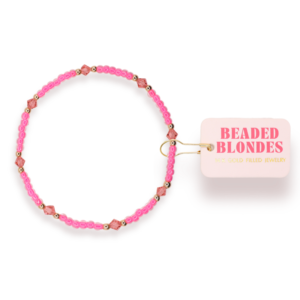 Eleanor Bracelet in Hot Pink