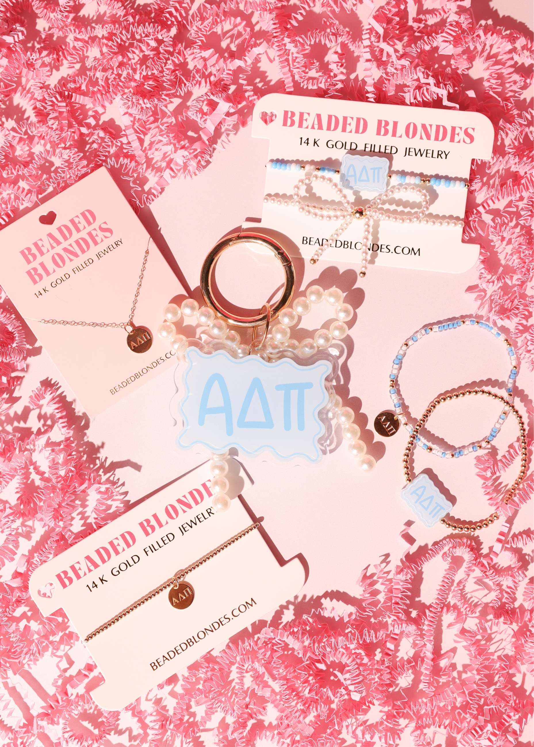 Alpha Delta Pi Charm Bracelet