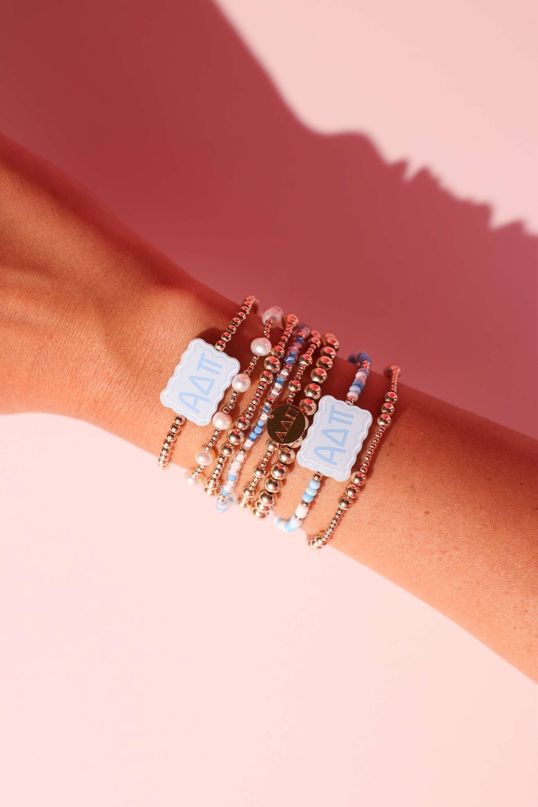 Alpha Delta Pi Charm Bracelet