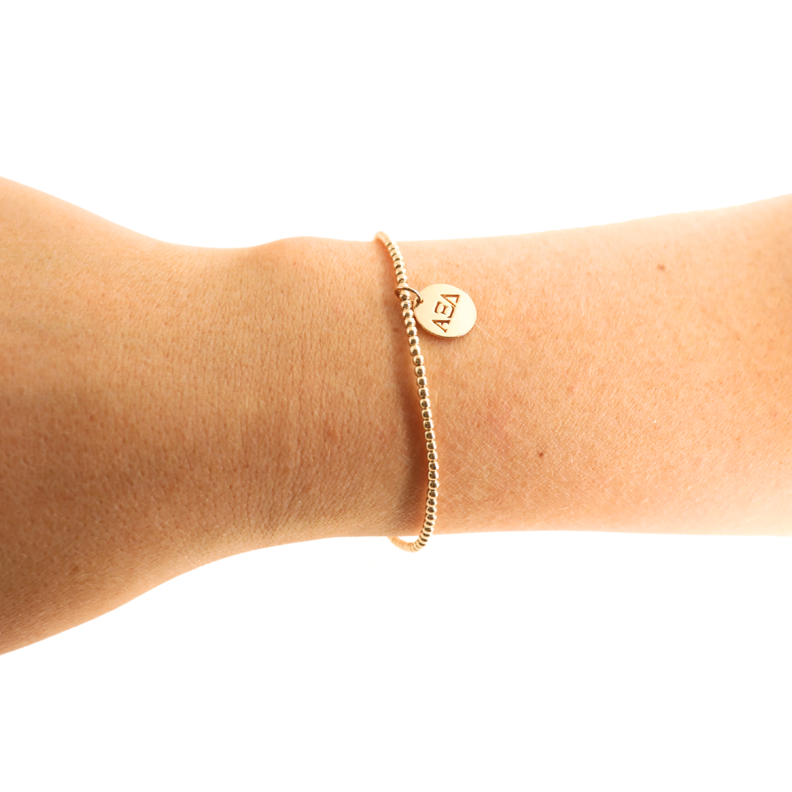 Alpha Xi Delta Sprinkle + Charm Bracelet Stack