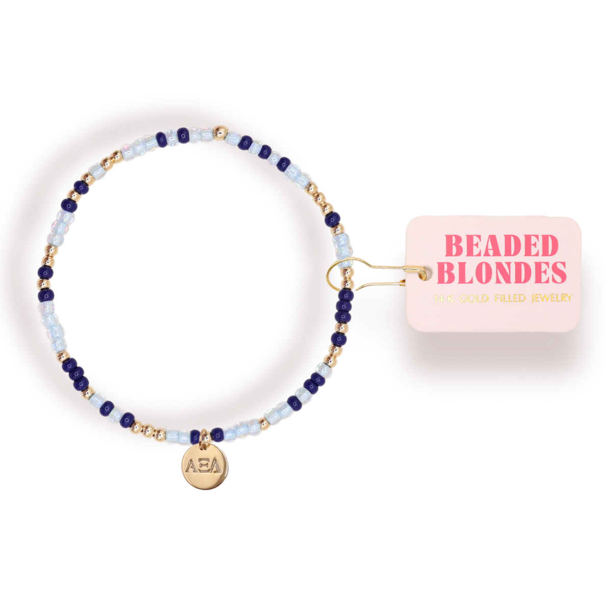 Alpha Xi Delta Sprinkle Charm Bracelet