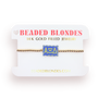 Alpha Xi Delta Block Bracelet on Gold