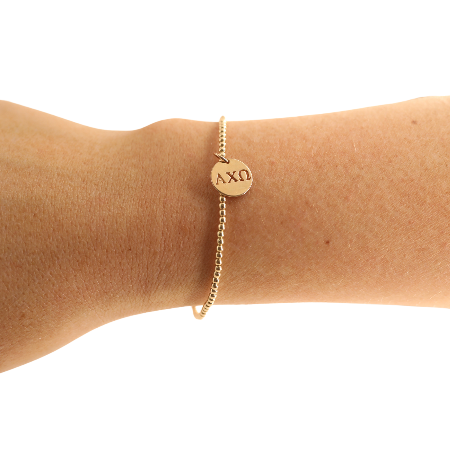 Alpha Gamma Delta Sprinkle + Charm Bracelet Stack