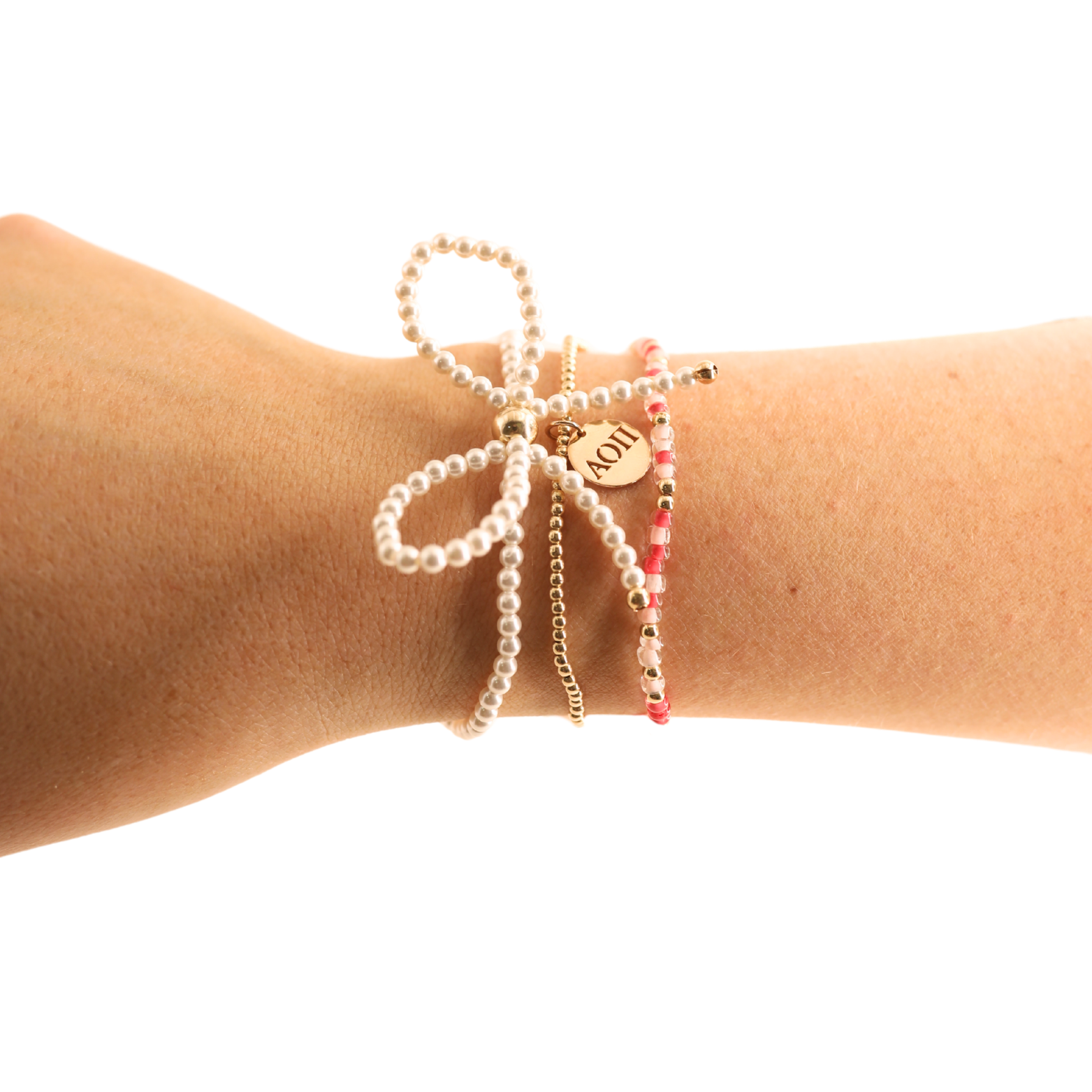 Alpha Omicron Pi Sprinkle Bracelet